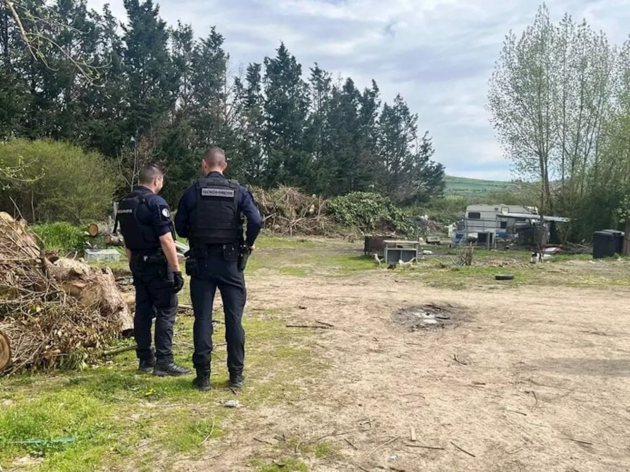 Opération Place nette XXL : Intervention de la gendarmerie dans un campement illégal à Sain-Bel