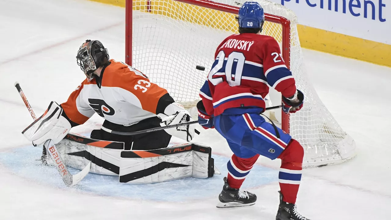 Juraj Slafkovsky scores hat-trick as Montreal Canadiens defeat Philadelphia Flyers