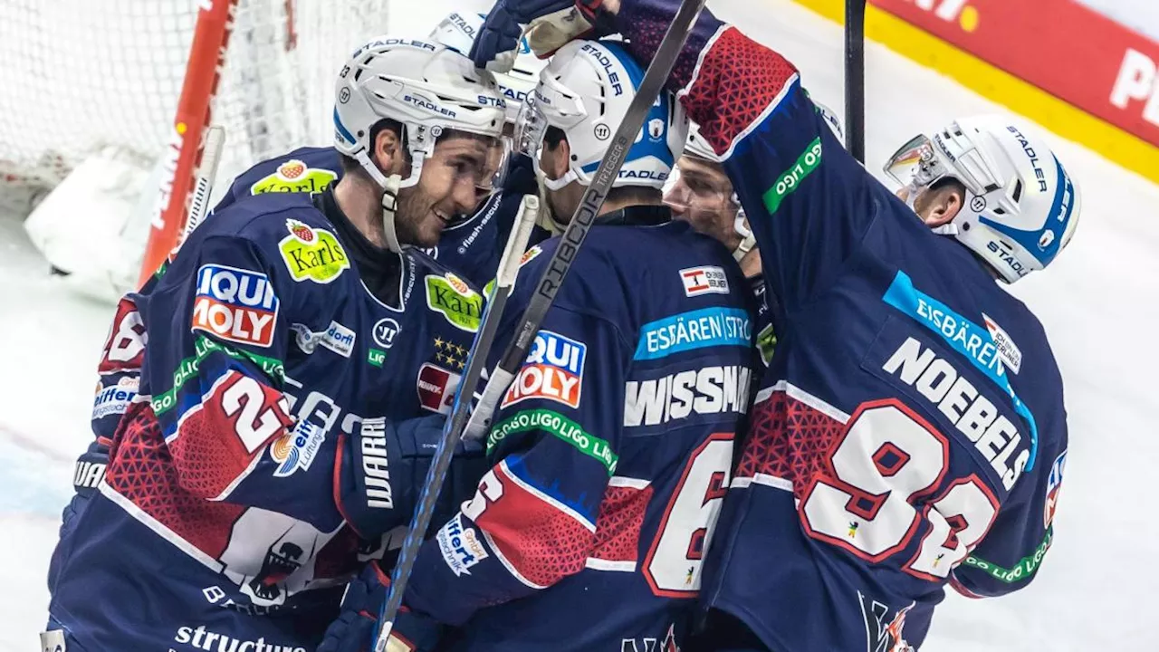 Sieg gegen Straubing: Eisbären Berlin stehen im DEL-Finale