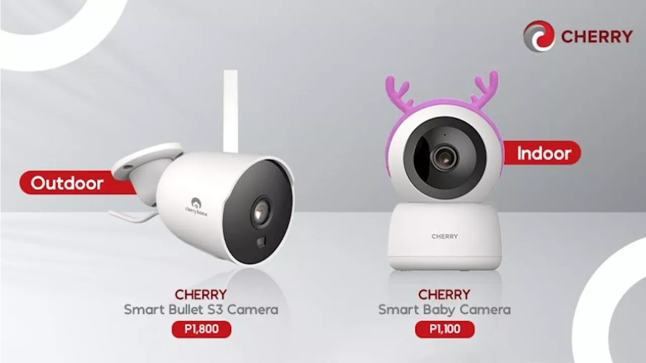 Affordable Cherry smart security cameras to monitor your home for extra security and peace of mind