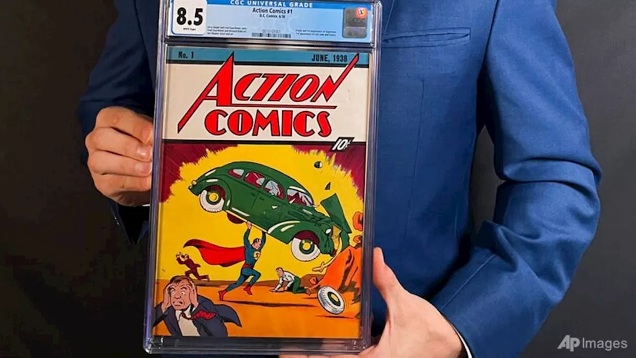 Rare copy of comic featuring Superman's first appearance sells for S$8 million at auction