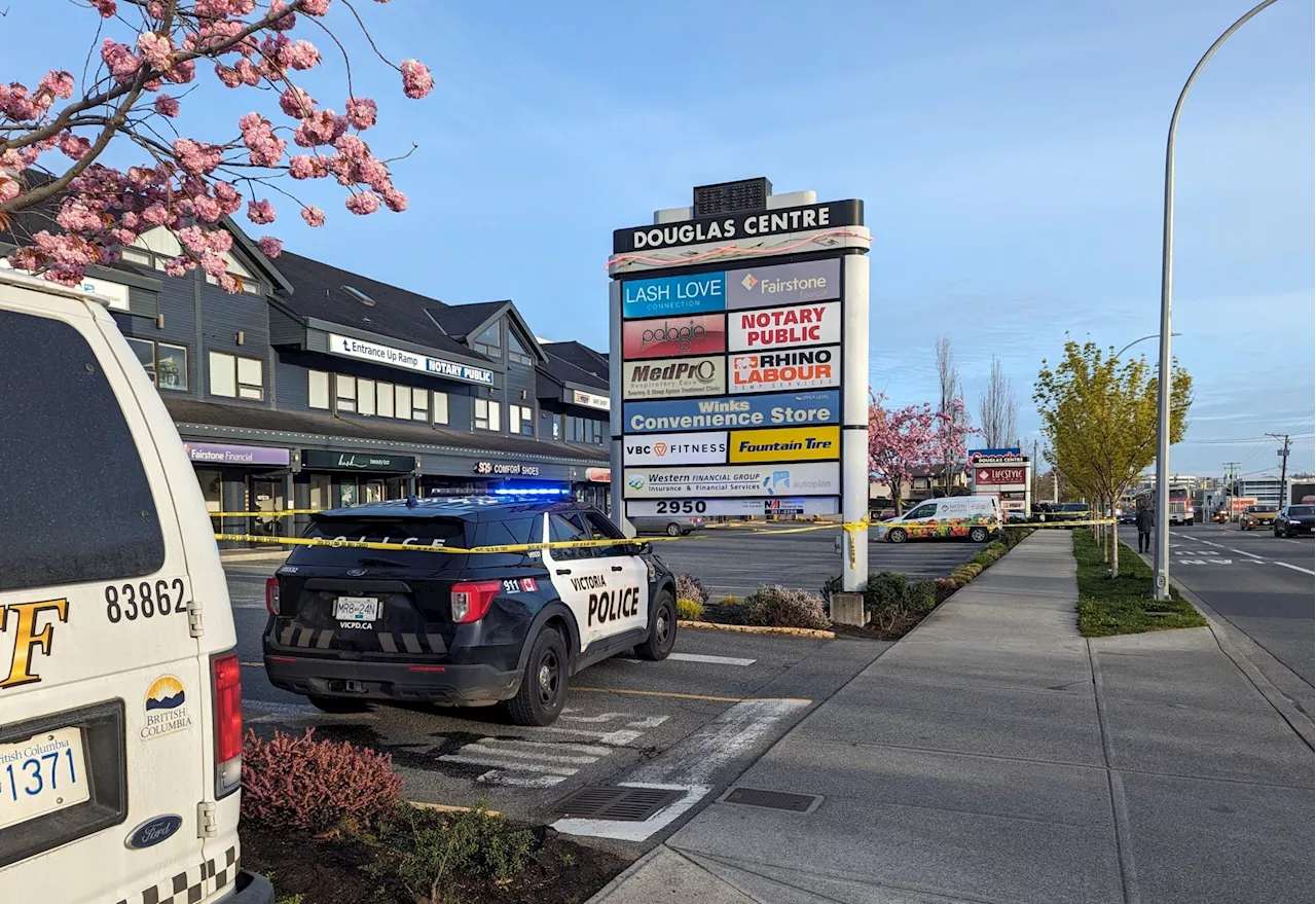 Douglas Street plaza cordoned off after fatal stabbing