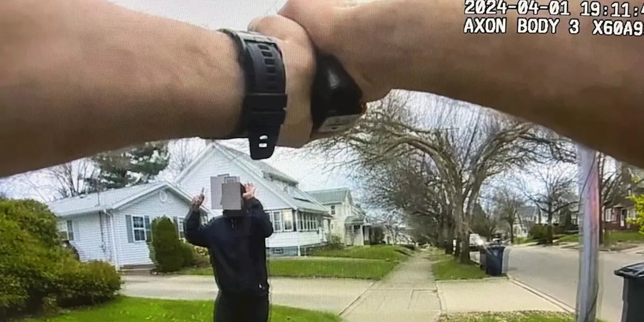 Caller describes moments before teen pointing fake gun at homes was shot by Akron police