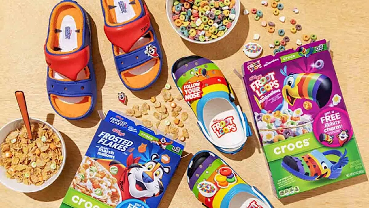 Kellogg's and Crocs Team Up for Limited-Edition Cereal Collection