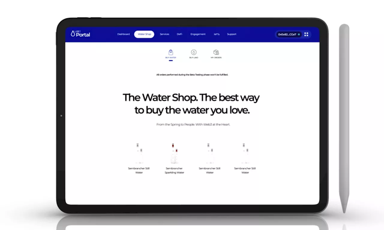 LAKE Unveils Water Shop Portal Trailer in Celebration of Paris Blockchain Week