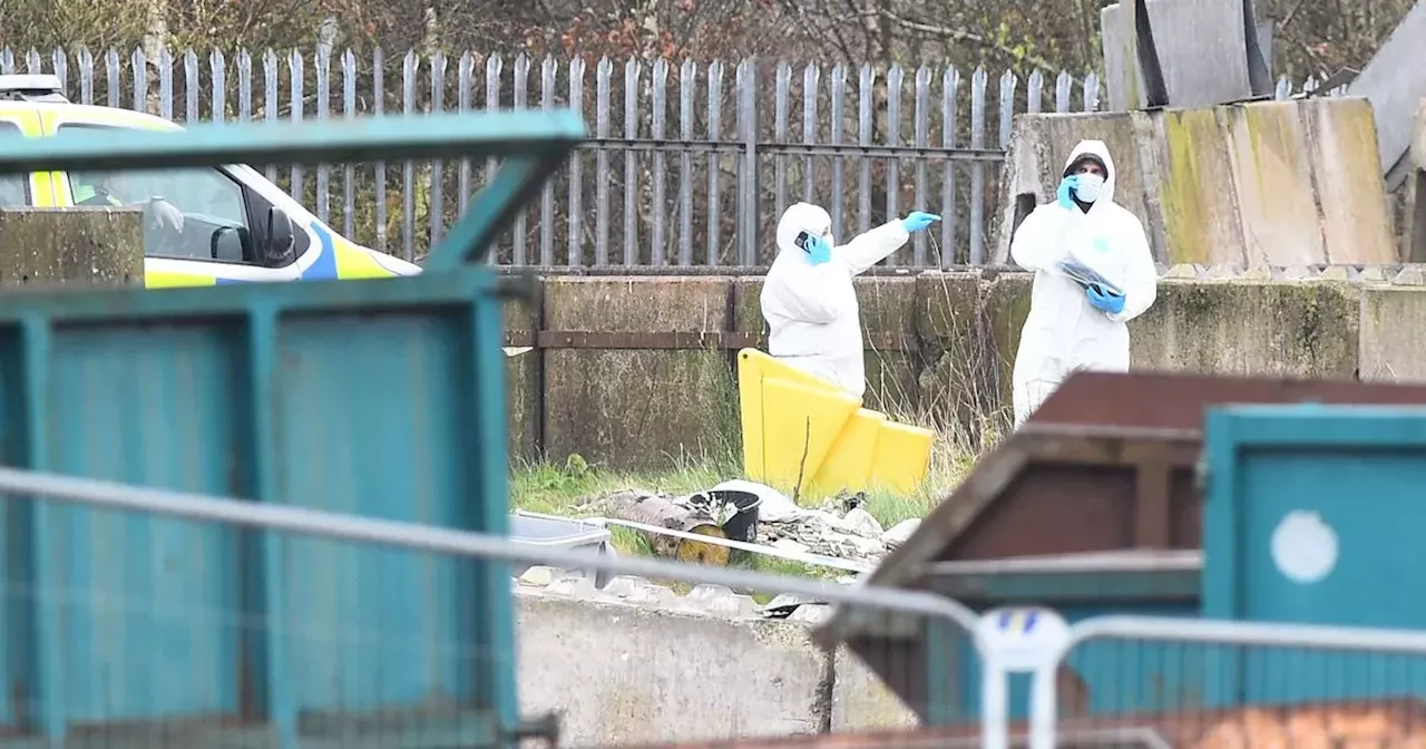 Man's body found at Glasgow recycling centre as forensic cops swarm scene