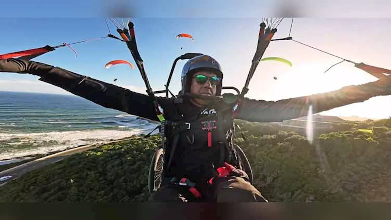 Pakistan's Ajmal Samuel creates history as first disabled paragliding pilot from Asia