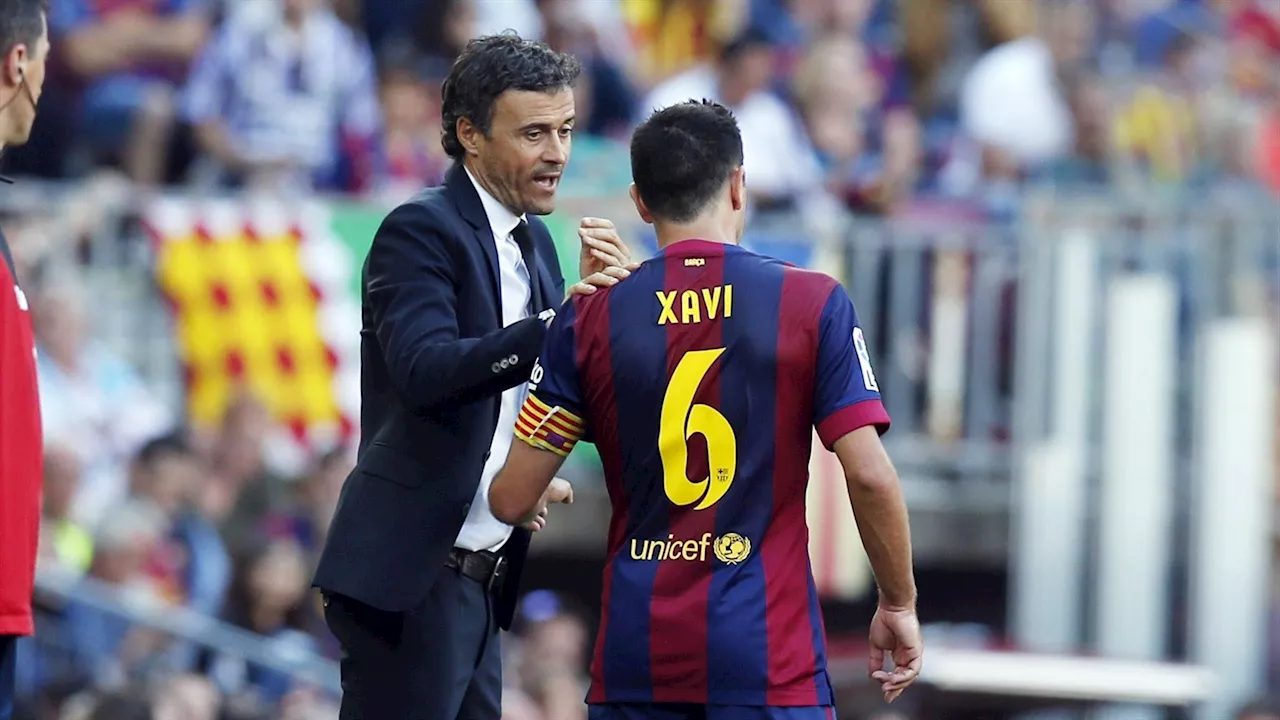 Barça | Xavi : 'Luis Enrique est l'un des meilleurs entraîneurs du monde'