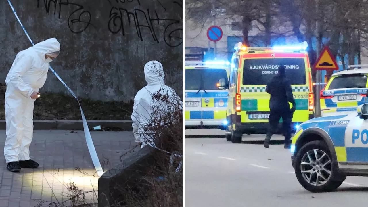 Man död efter skjutning i Skärholmen