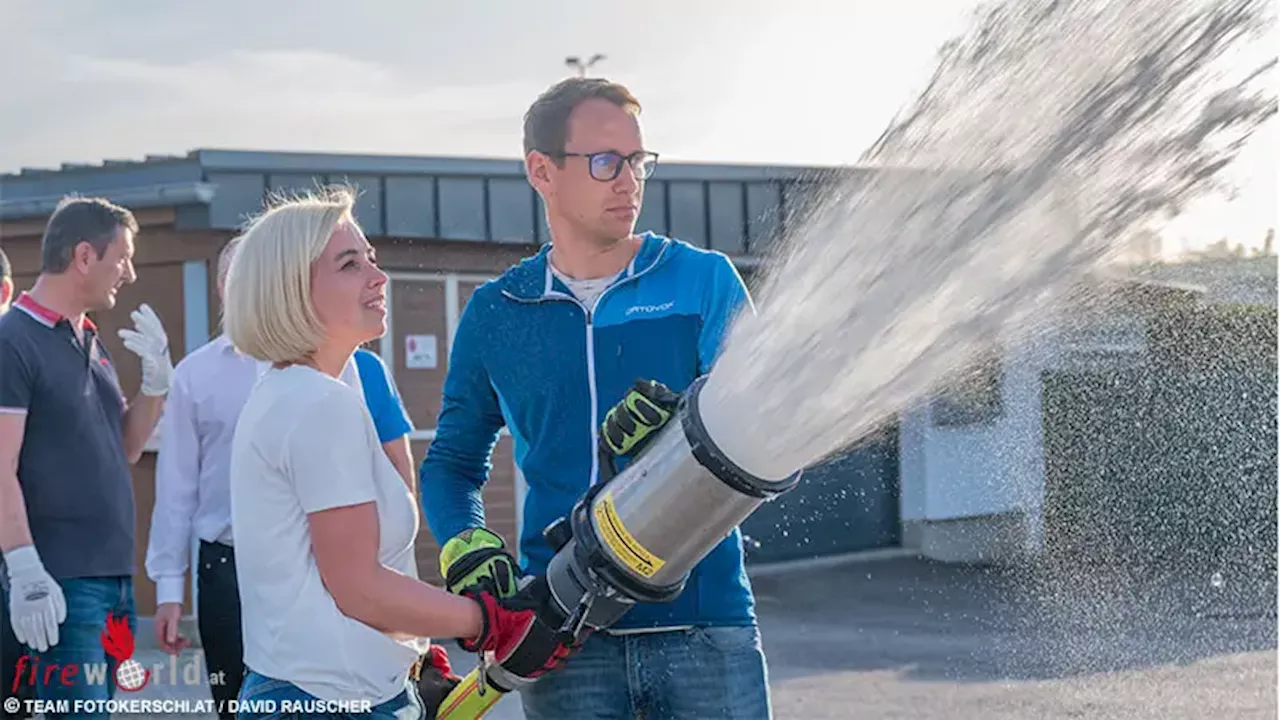 Oö: Feuerwehr-Übungsabend für politisch Verantwortliche aus 7 Gemeinden in Kematen an der Krems