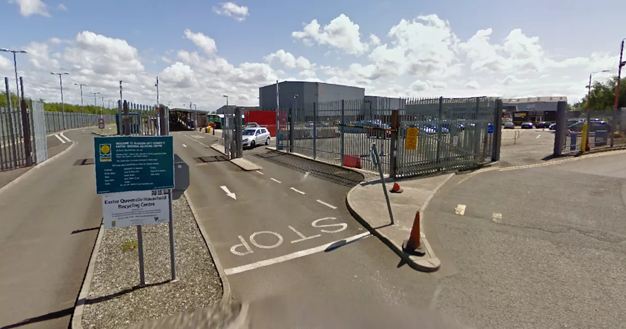 Glasgow east end recycling centre closed amid 'ongoing police incident'