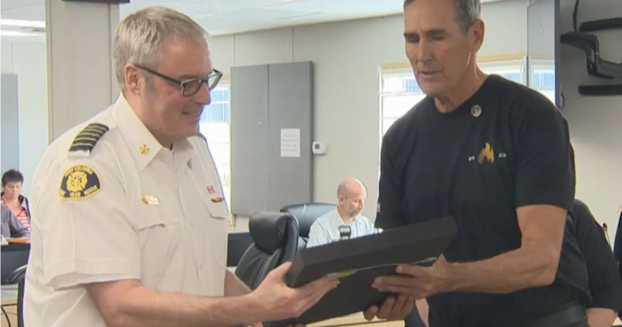 West Kelowna Fire Chief Honored for Work During Wildfire