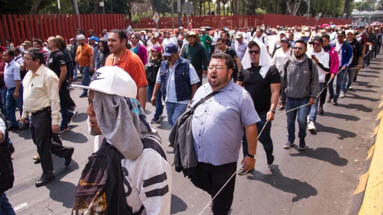 Marchas y movilizaciones que bloquearán distintas vialidades hoy 10 de abril en CDMX