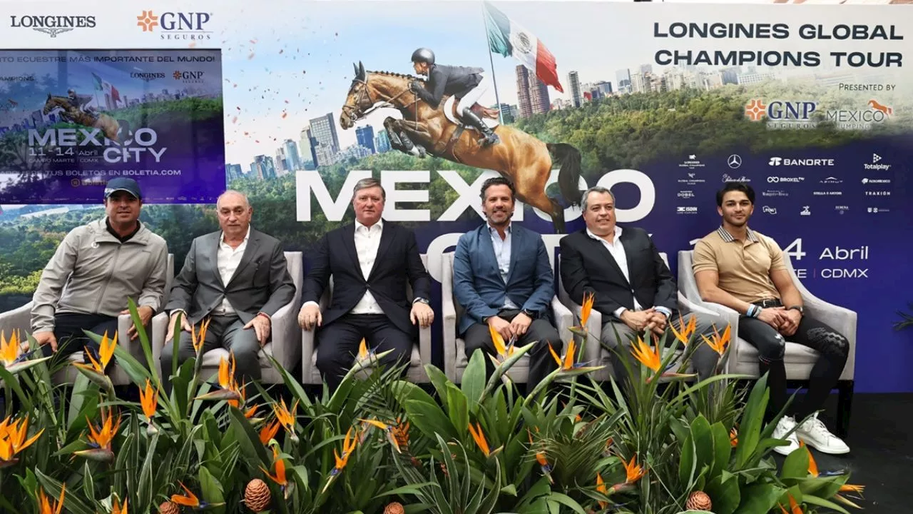 México da banderazo de inicio al Longines Global Champions Tour presentado por GNP Mexico Jumping 2024