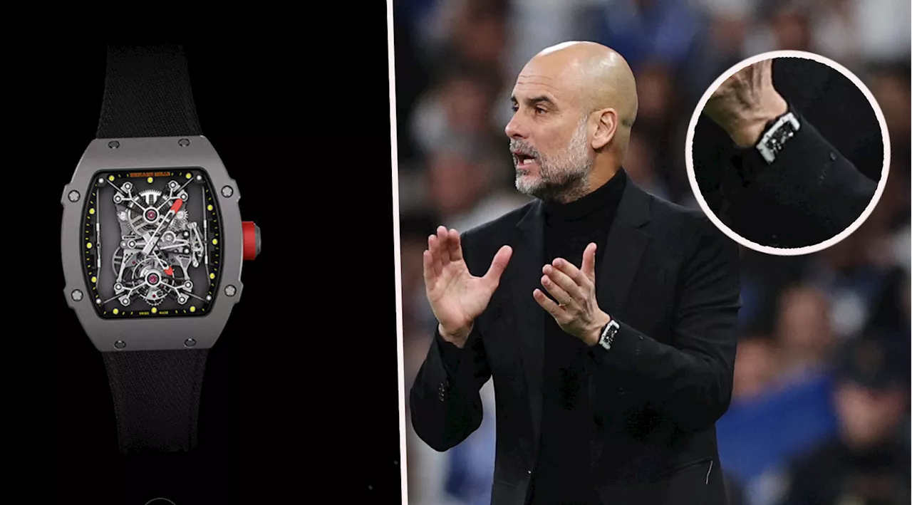 Guardiola trägt Luxus-Uhr während des Spiels gegen Real Madrid