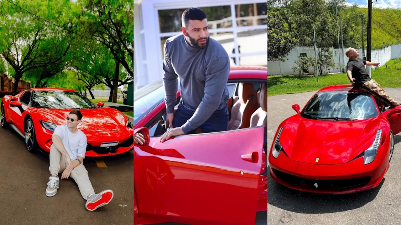 Ferrari dos famosos: veja quem curte carros esportivos e ostenta 'brinquedinhos' em suas garagens; veja fotos