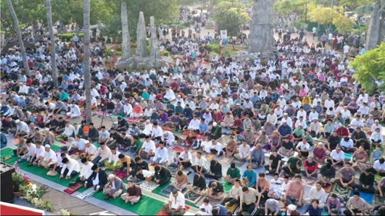 Hari Pertama Lebaran, Puluhan Ribu Orang Berwisata ke Ancol