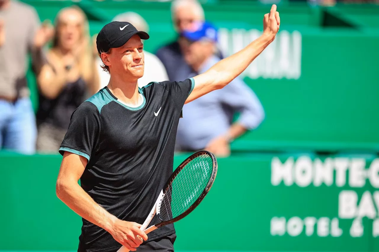 Monte-Carlo: Rublev chute d'entrée, Sinner déroule