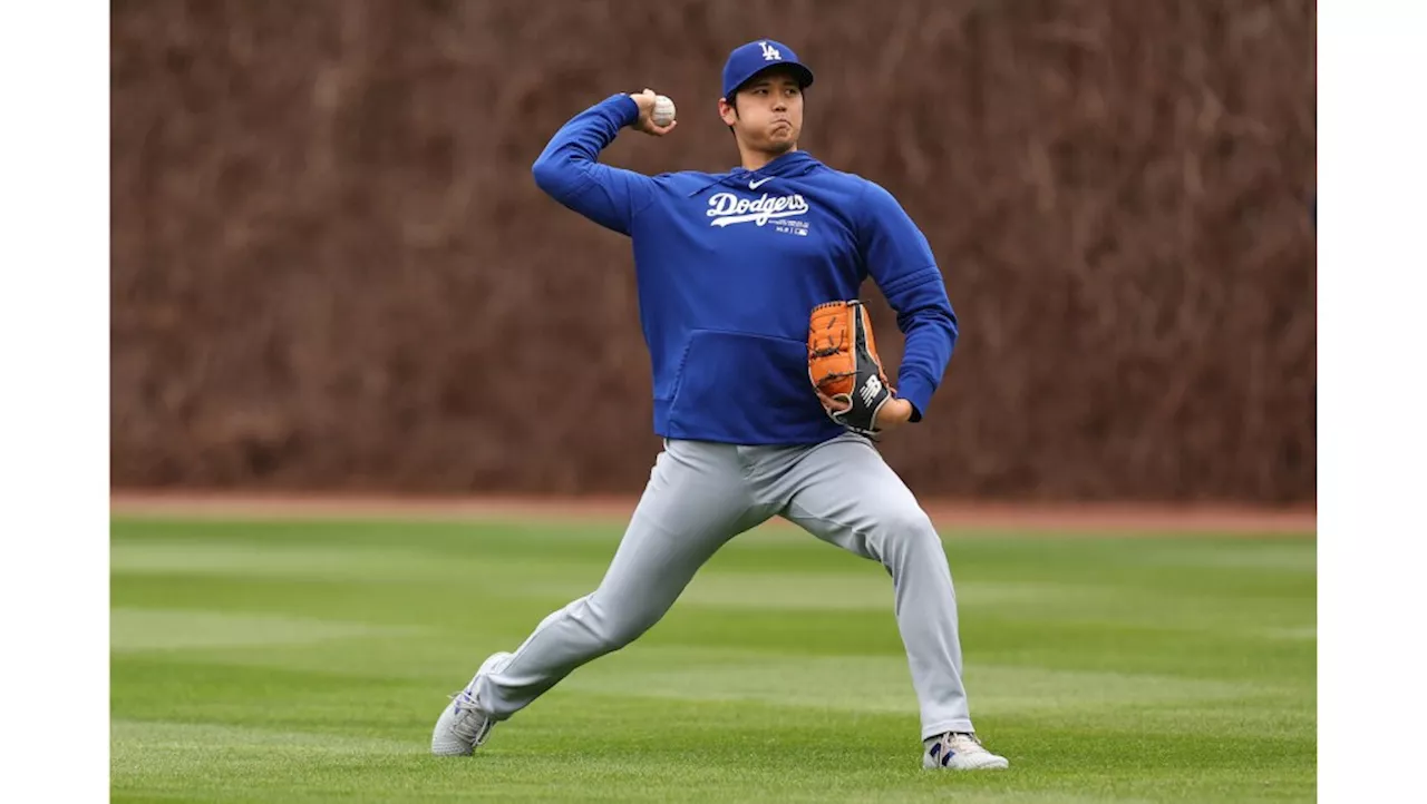 Dodgers’ Shohei Ohtani says throwing program is ‘going according to plan’