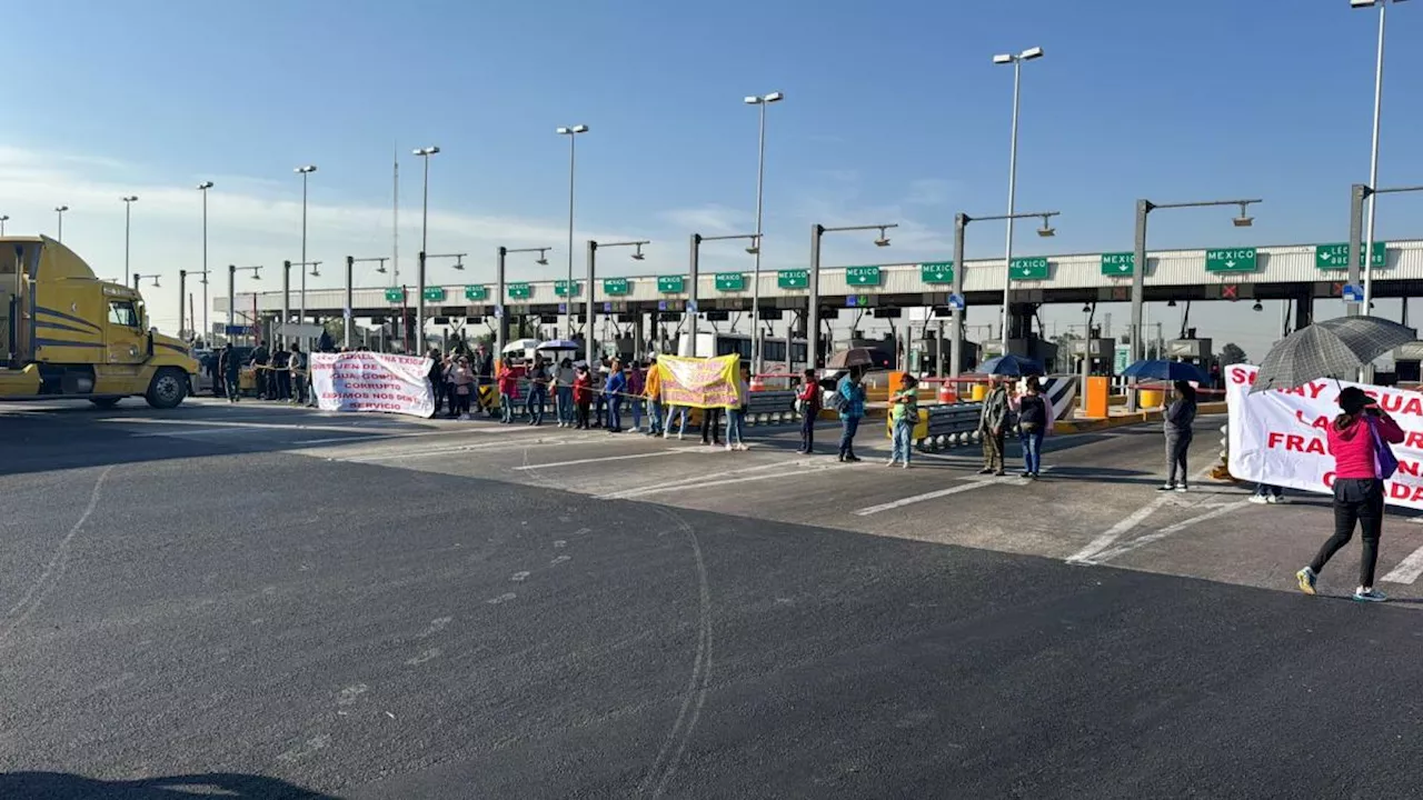 Ojo de Agua: ¿Por qué está bloqueada la México-Pachuca este miércoles 10 de abril?