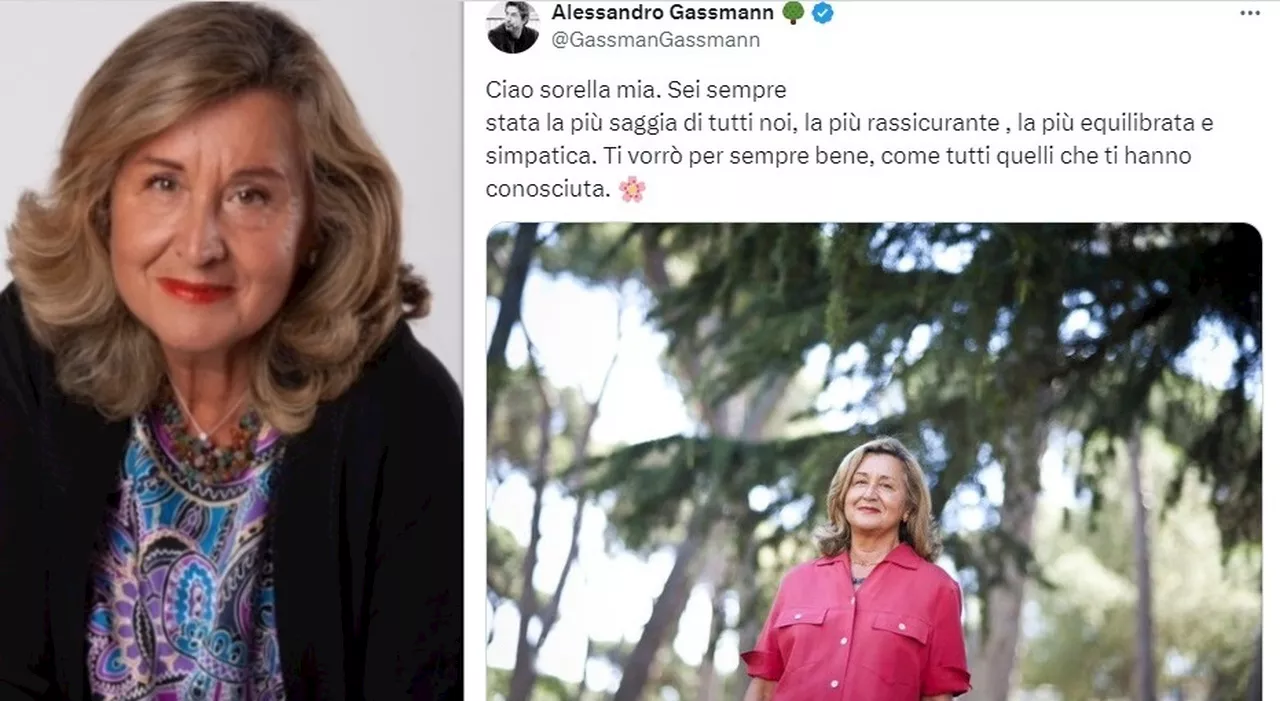 Paola Gassman è morta, la figlia di Vittorio aveva 78 anni. Il dolore del fratello Alessandro: «Eri la la più