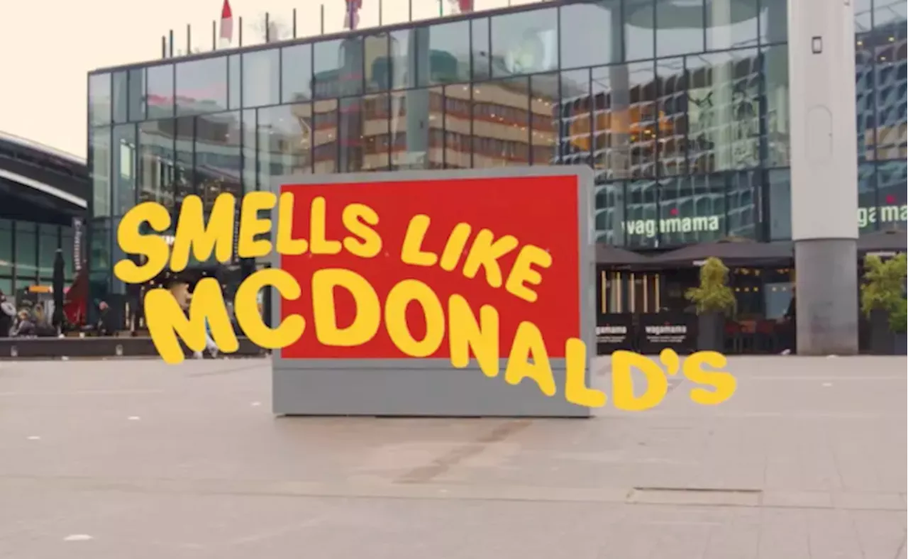 “Huele a cajita feliz”; McDonald’s sorprende con las primeras vallas publicitarias perfumadas