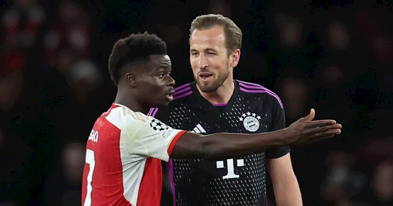 Harry Kane backs Bukayo Saka over Arsenal penalty claim vs Bayern Munich