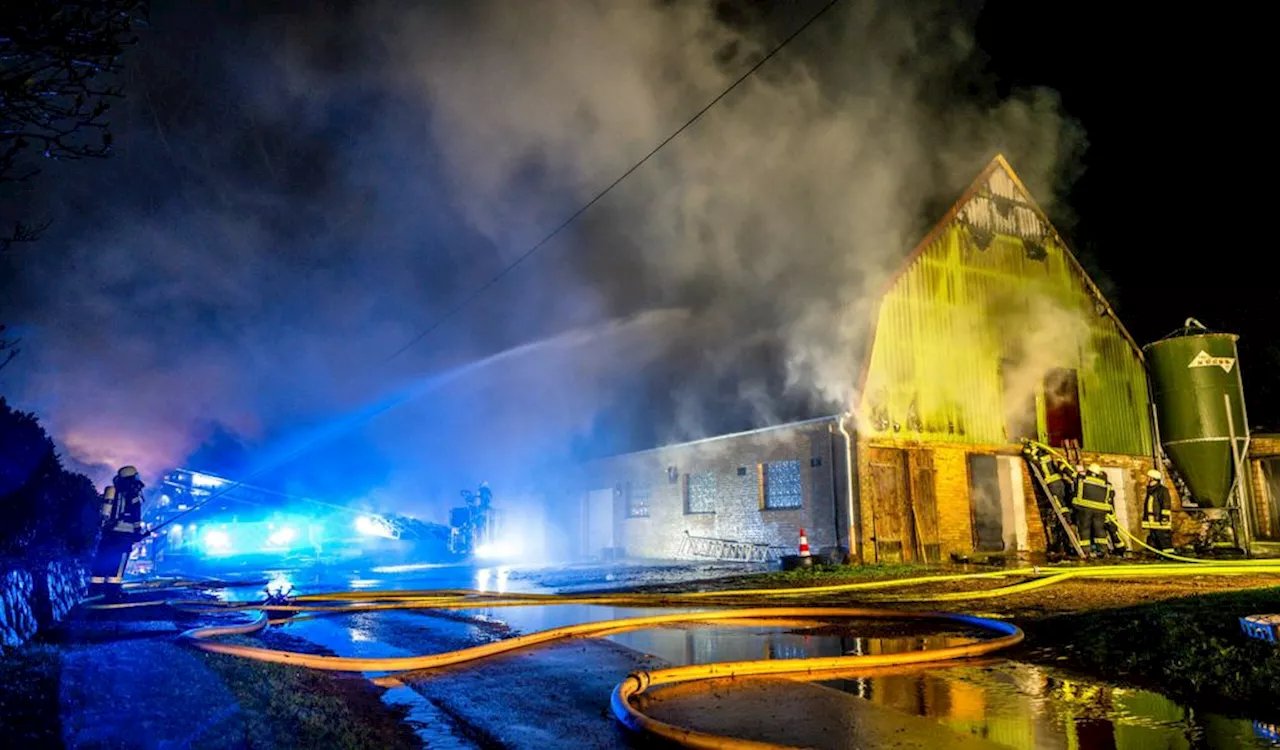 Brandstifter kommt bei selbst gelegtem Feuer ums Leben