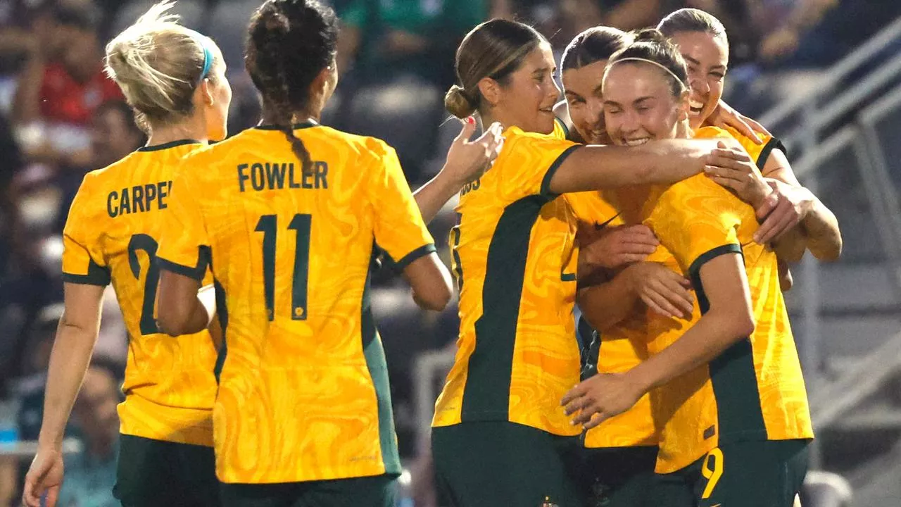 Twin strikes secure another Matildas win