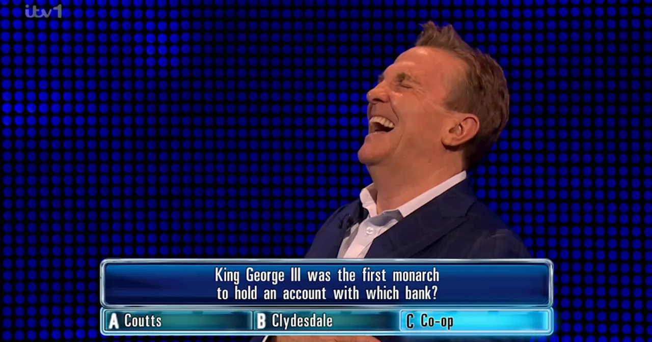 The Chase's Bradley Walsh in hysterics as player makes 'obvious' blunder