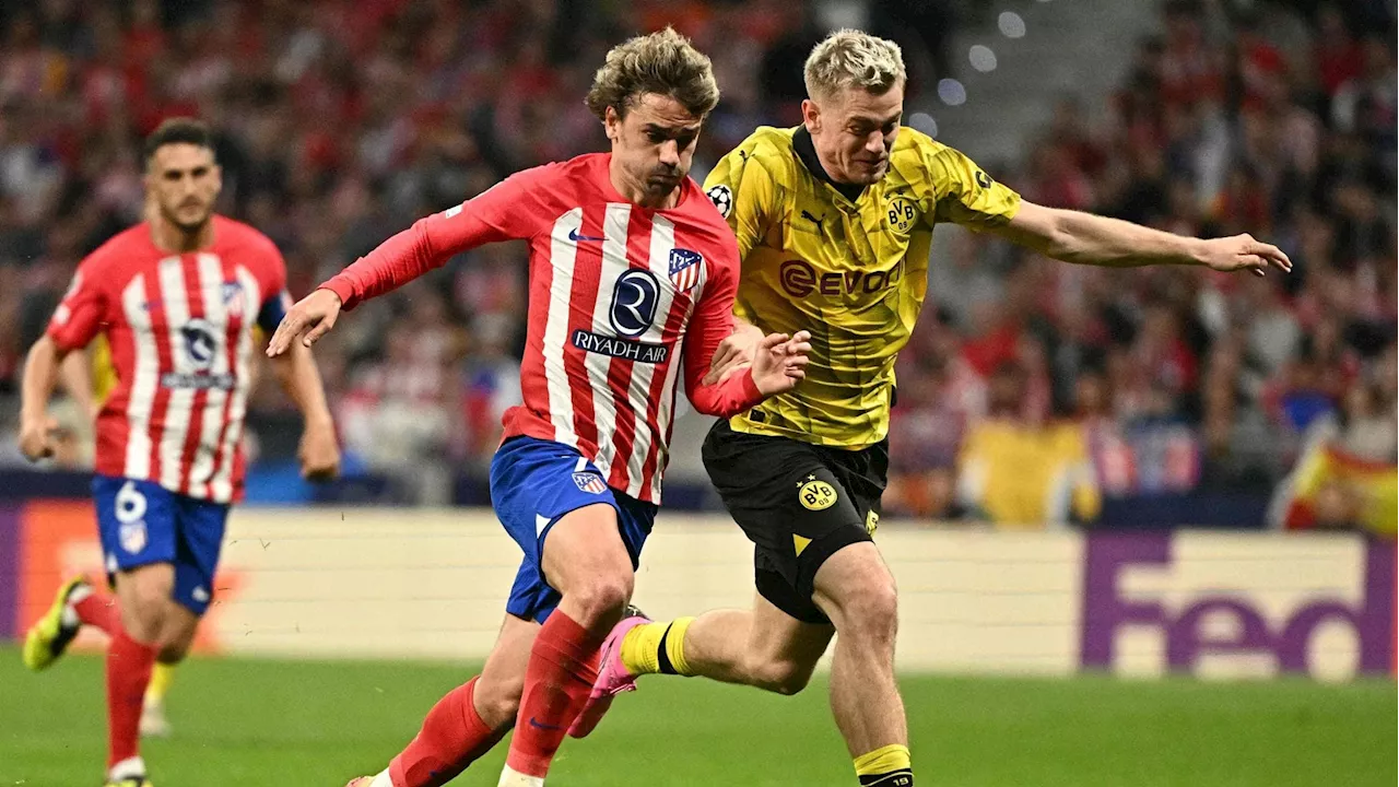 Atletico Madrid-Borussia Dortmund 2-1, De Paul e Lino piegano i gialloneri