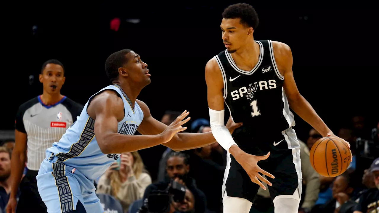 NBA: Wembanyama surclasse Memphis et offre un nouveau succès aux Spurs