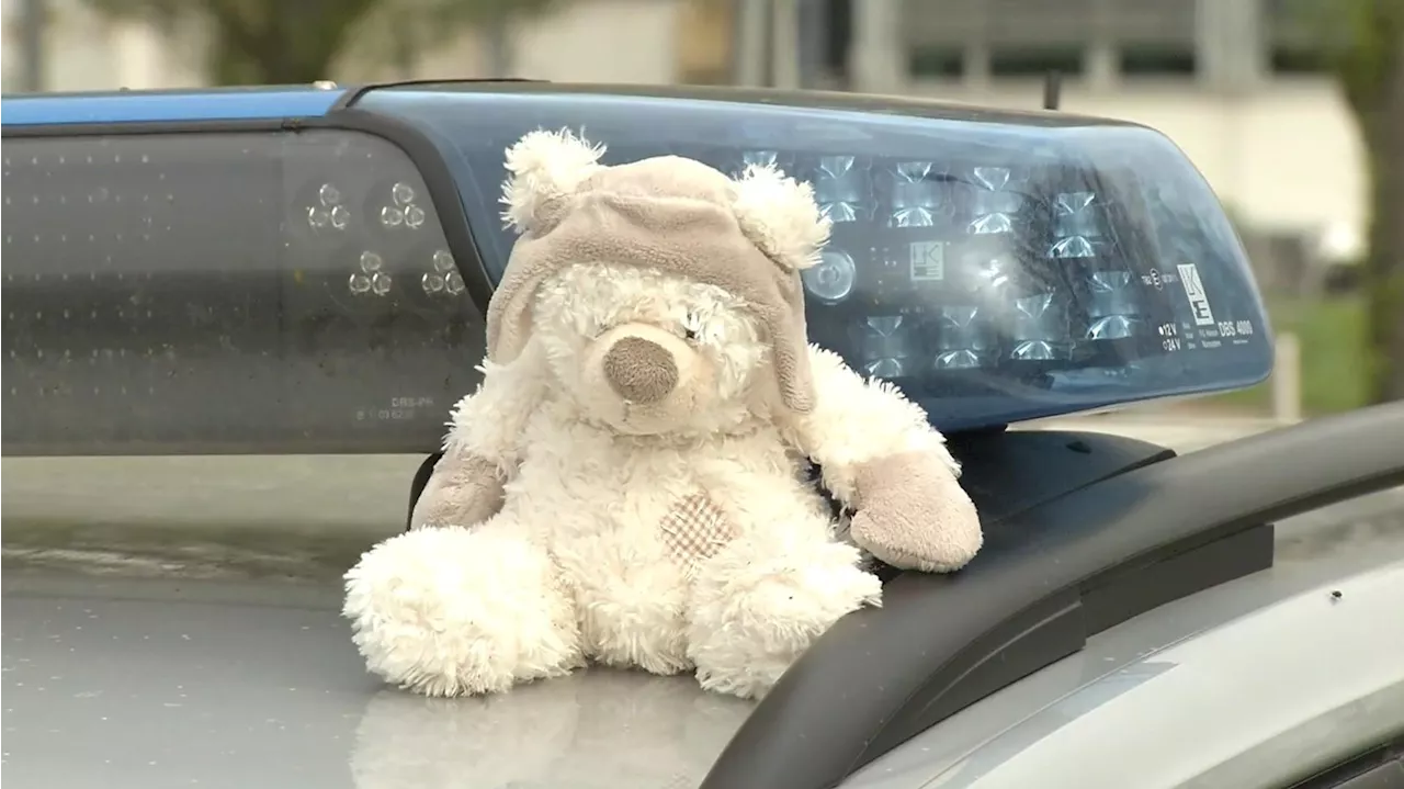 Polizei in Kyffhäuser steht vor einem Rätsel: Wer vermisst diesen Teddy?