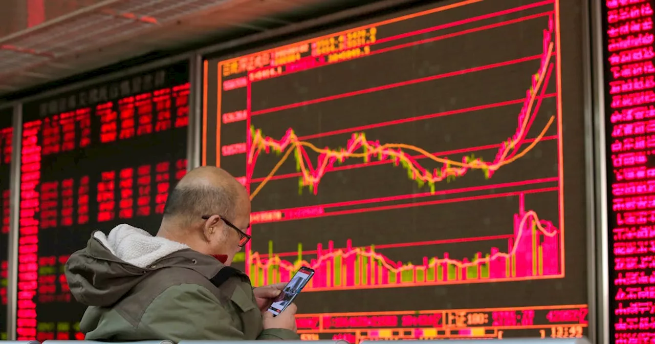 China stocks down pressured by real estate; HK shares up