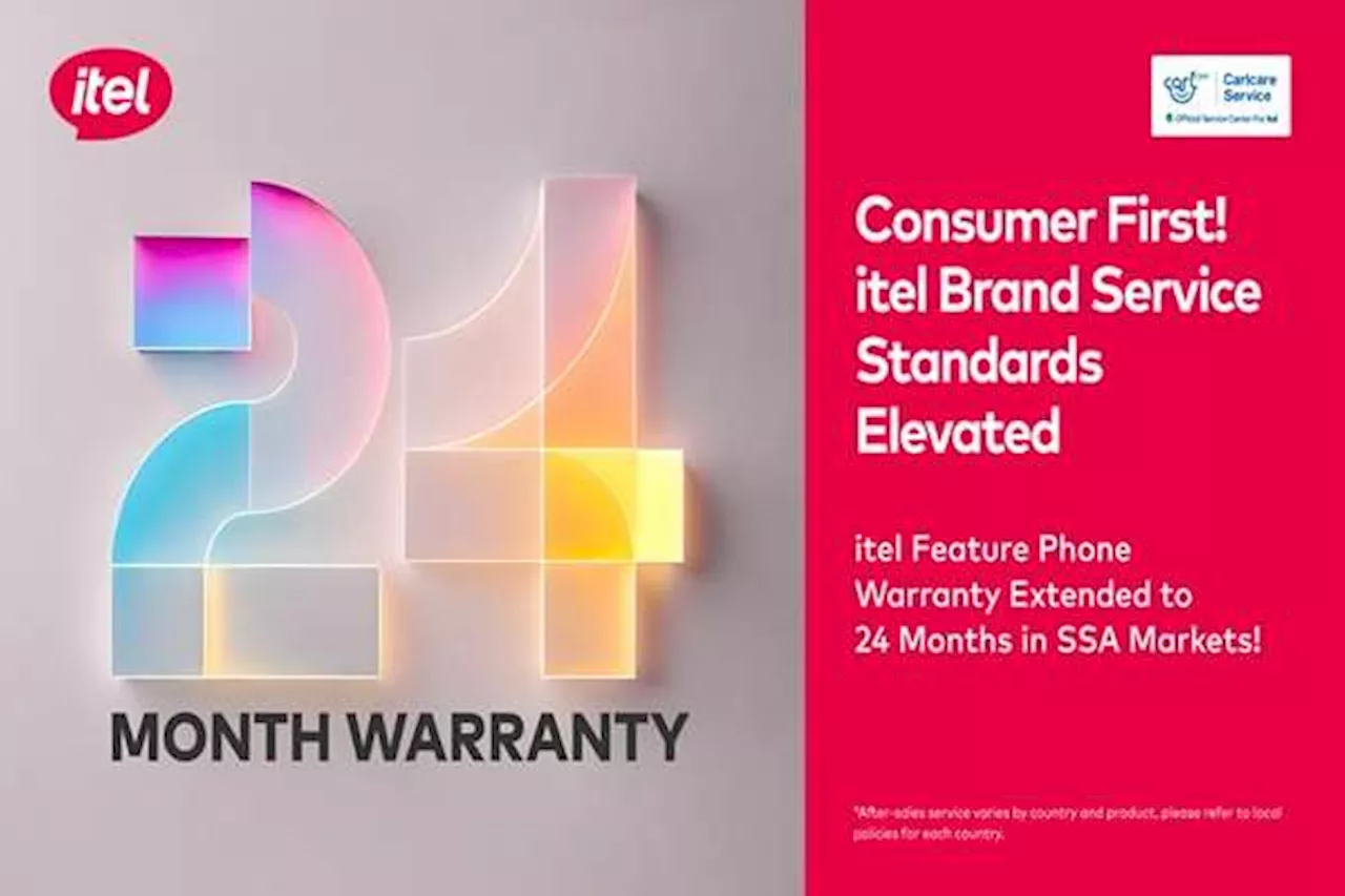 itel Extends Feature Phone Products’ Warranty to 24 Months, Elevating Brand Service Standards in SSA Markets