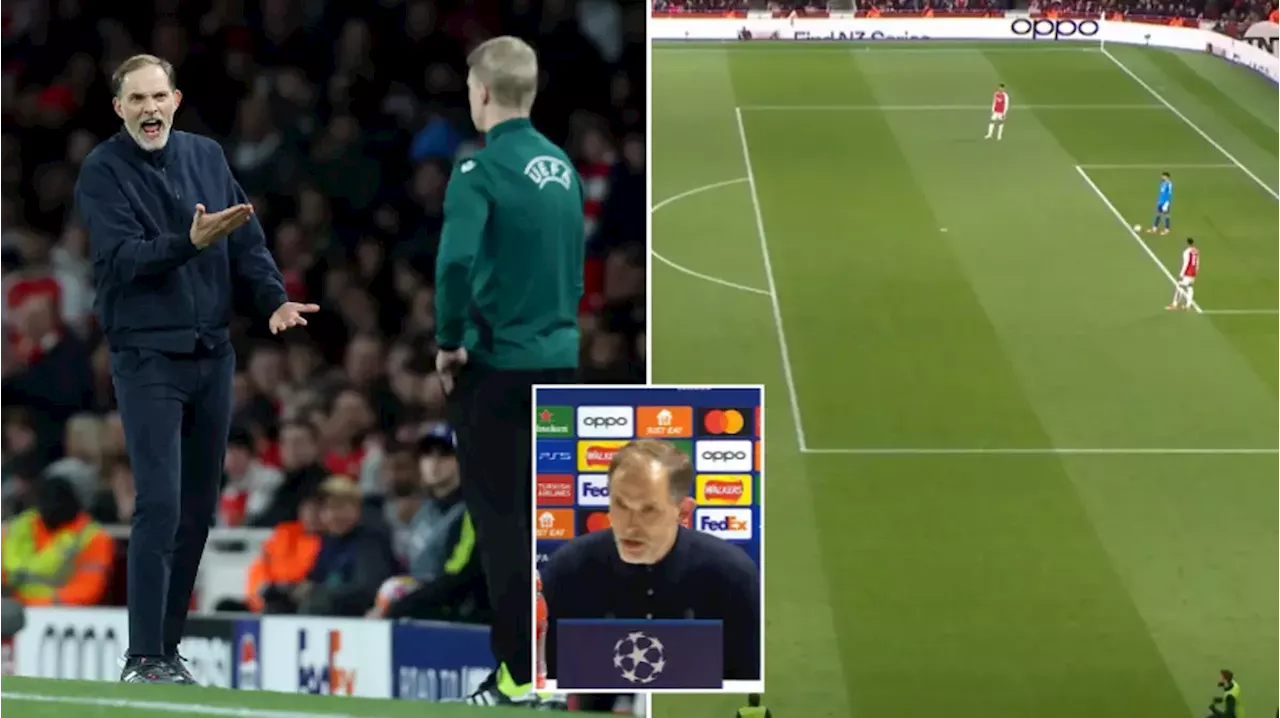 Thomas Tuchel make stunning claim over why Bayern Munich didn't get penalty vs Arsenal