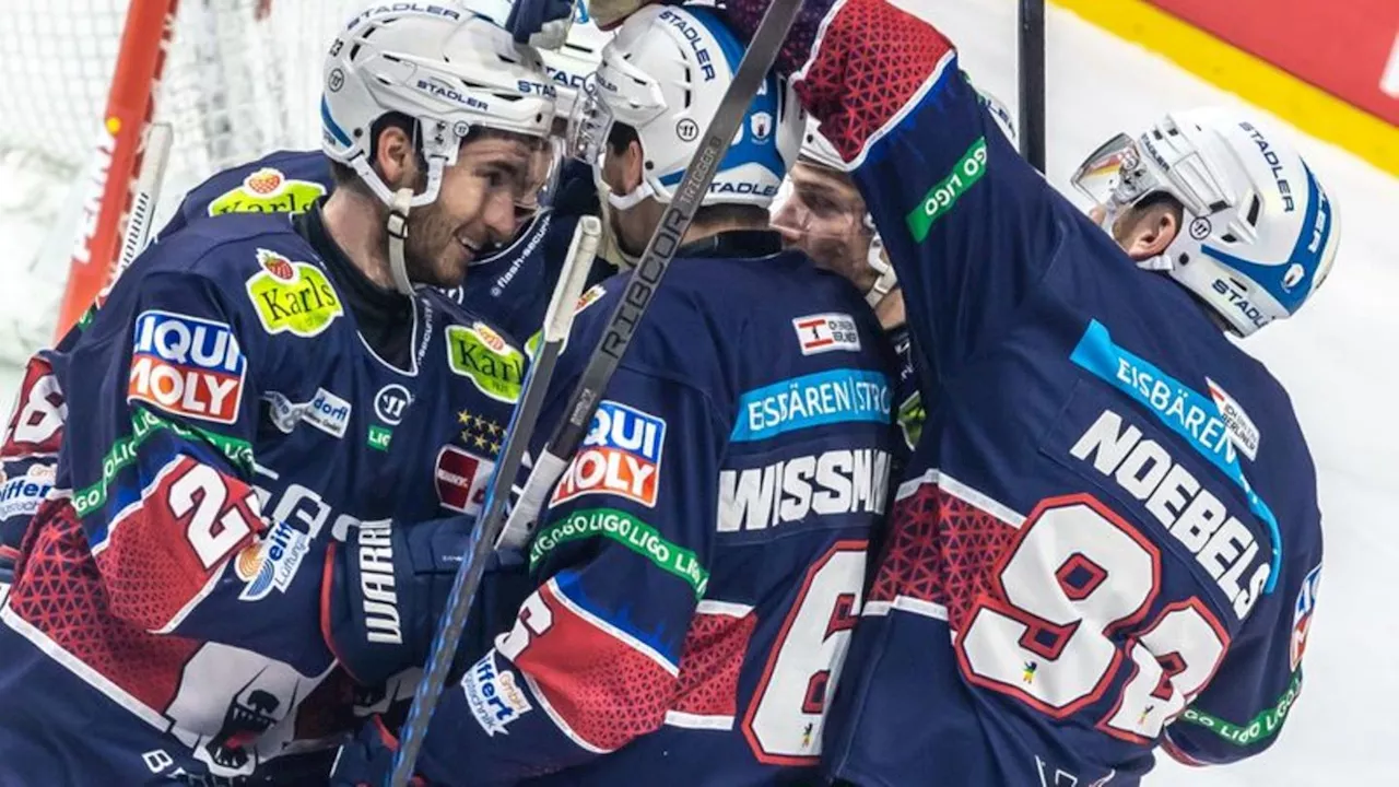 Eishockey: Sieg gegen Straubing: Eisbären Berlin stehen im DEL-Finale