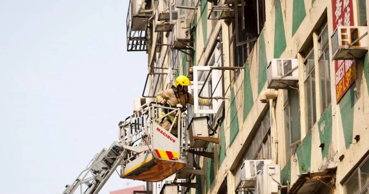 Hong Kong building fire kills 5, injures dozens