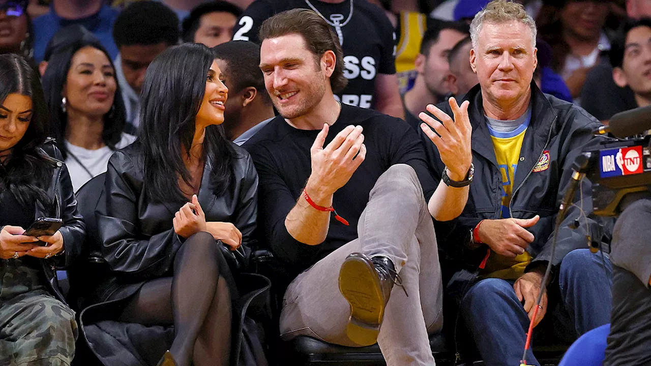 Kim Kardashian Chats Up Kris Humphries' Former Pal at Lakers Game