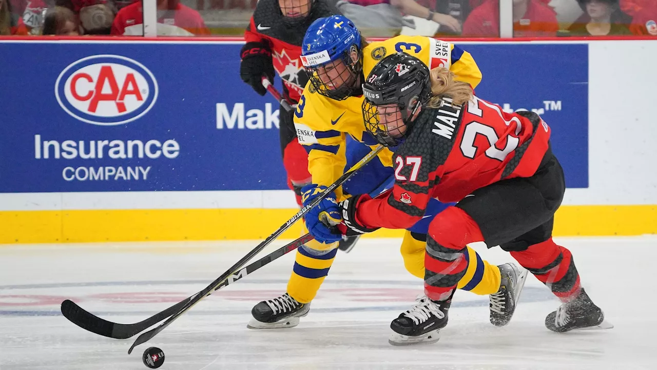 Canada to face Sweden in quarter-finals at Women’s Worlds on TSN