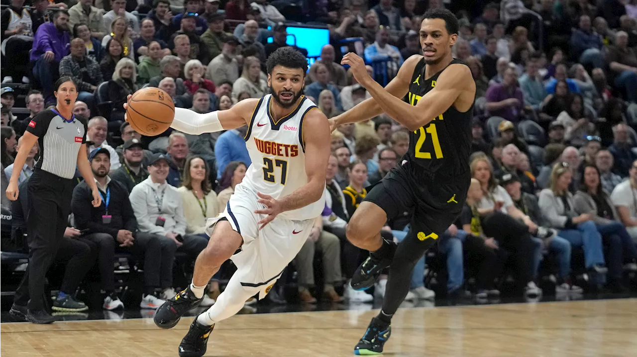 Murray and Jokic score 28 each as the Nuggets run past shorthanded Jazz