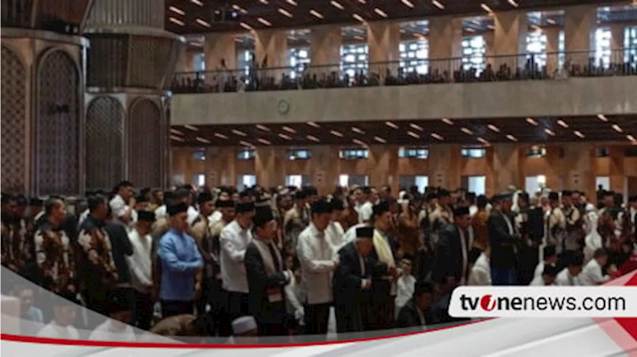 Presiden dan Wapres Salat Idul Fitri di Masjid Istiqlal Jakarta