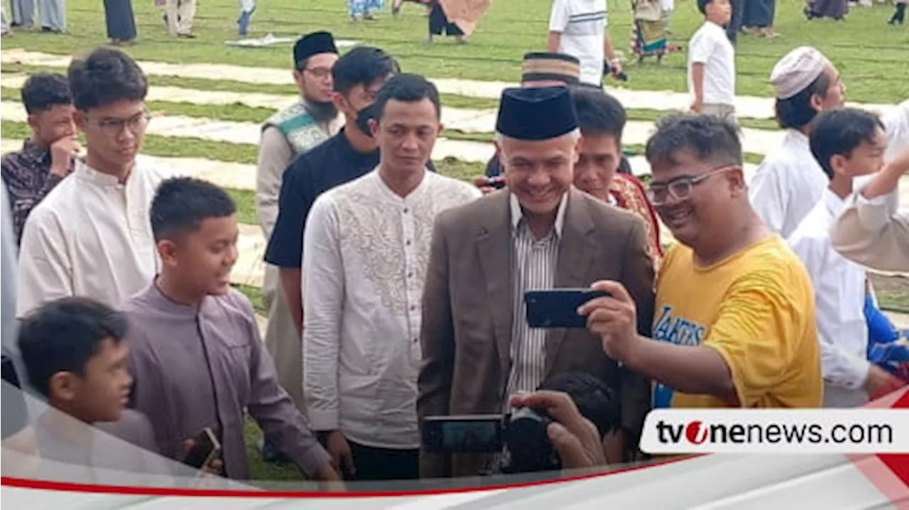 Salat Idul Fitri di Lapangan Dolo Sleman, Ganjar Pranowo: Seperti Kembali ke Kampung Halaman