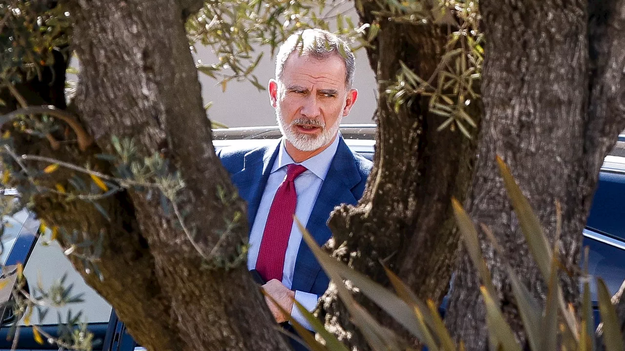 Felipe VI visita a doña Sofía en el hospital donde está ingresada