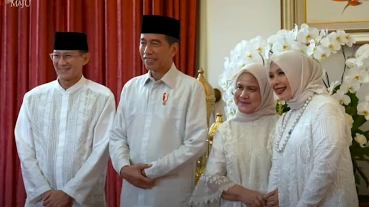 Iriana Joko Widodo Memukau dengan Outfitnya di Acara Open House