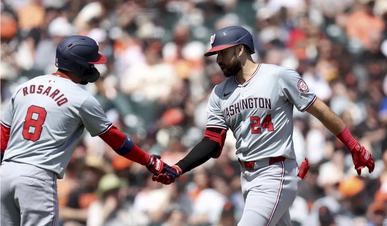 Nick Ahmed, Tyler Fitzgerald, Jordan Hicks fuel Giants to a 5-1 win over Nationals