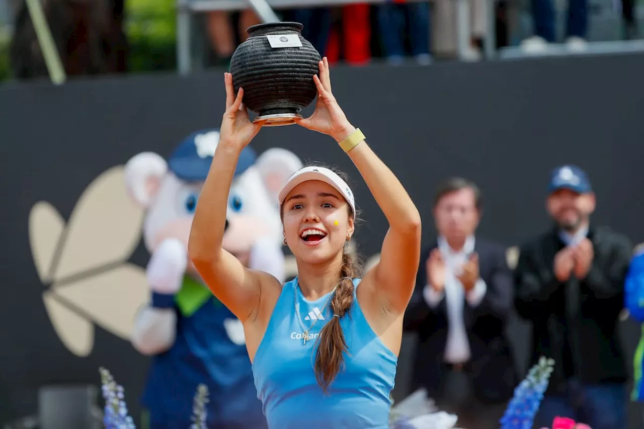 “Me llena de confianza; necesitaba esto”: Camila Osorio tras ganar Copa Colsanitas