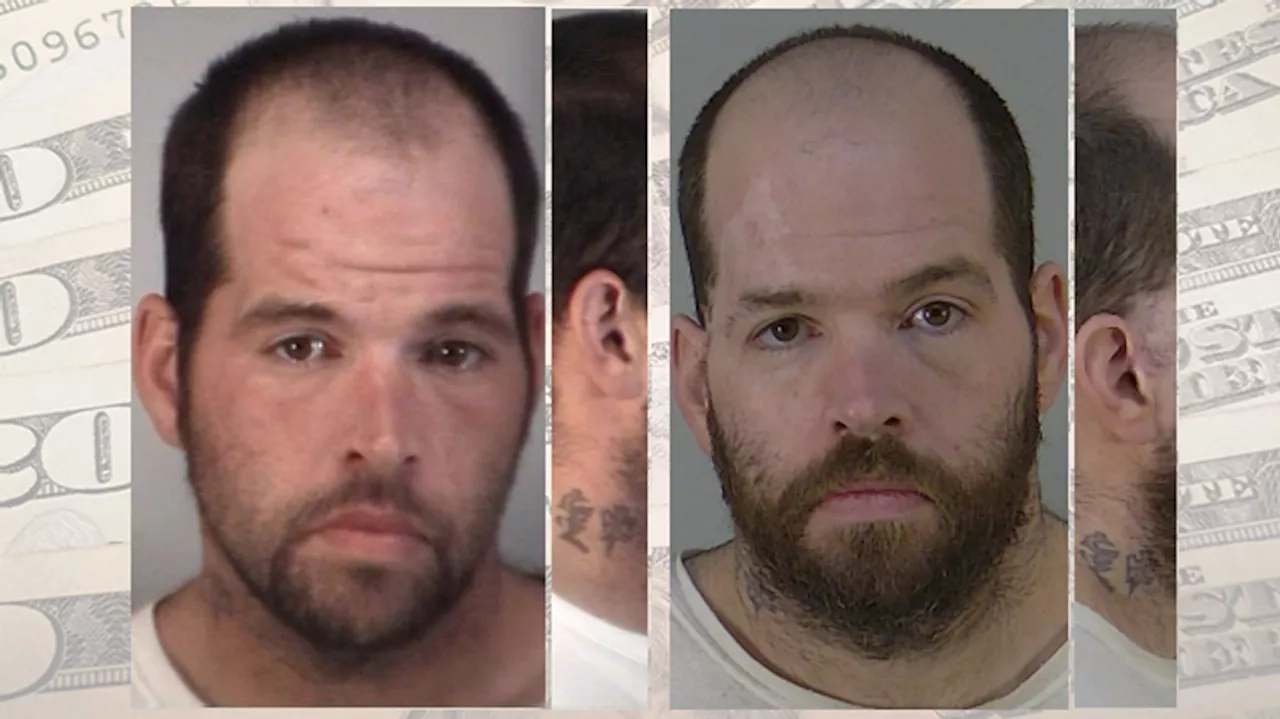 Man charged with passing fake $100 bills after police see his real tattoos, old mugshots