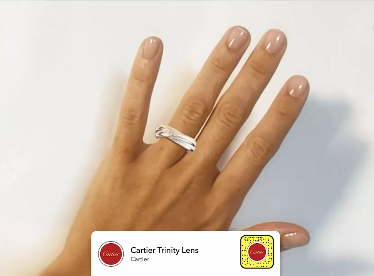 Cartier’s Trinity Ring Arrives in Virtual Form at Snapchat