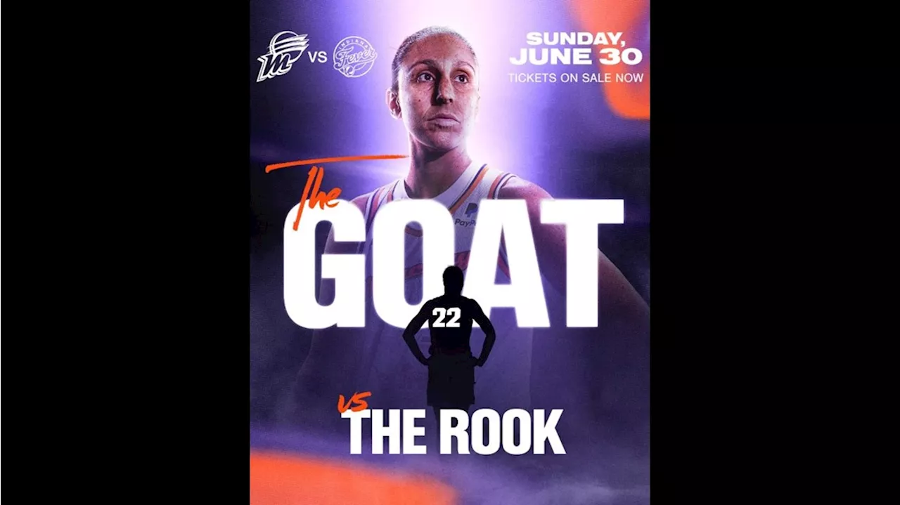 GOAT vs. ROOK: Phoenix Mercury tout Diana Taurasi, Caitlin Clark matchup pending WNBA draft Monday